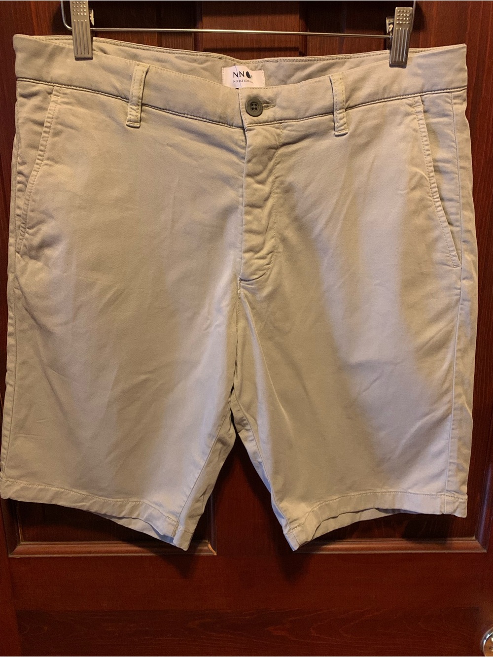 NN07 No Nationality Flat Front Gray Shorts (32”)